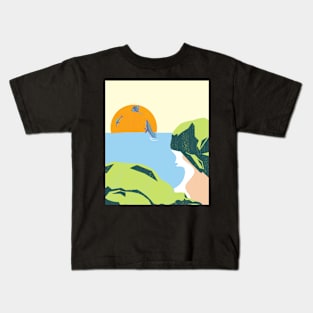 Dance with the waves Kids T-Shirt